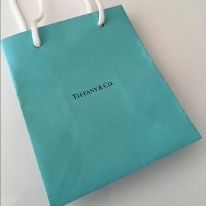 Tiffany & Co bag tote paper decor storage festive turquoise original blue